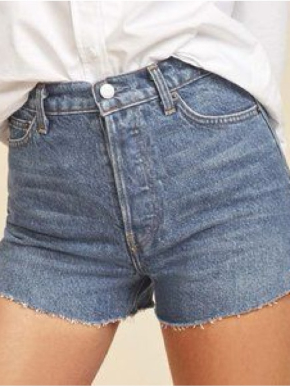 Reformation Charlie High Rise Jean Short